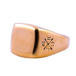 Jernhest Kenta Ring Guld.