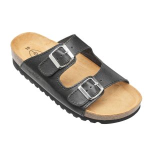 Embla Sandal Svart med bred läst