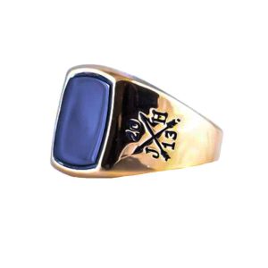 Jernhest Hannes Ring. Guld