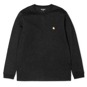 Carhartt Chase Black L/S Tee.