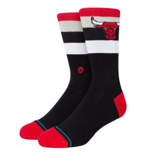 Stance Bulls Crew Sock, Black.