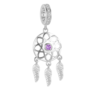 925 silver drömfångare västerländskt halsband med zirkon