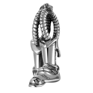 925 sterlingsilver cowboy boots-hängsmycke för västerländskt halsband eller armband