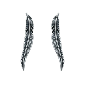925 sterlingsilver fjäderhängörhängen