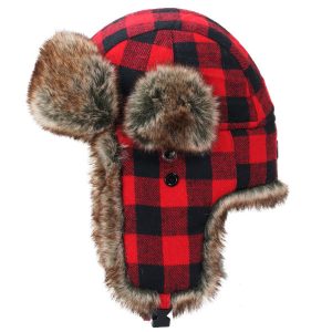 Avignon Flaps Svart/Röd Rutig