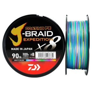 Daiwa J-Braid Expedition x8 500m Multicolor