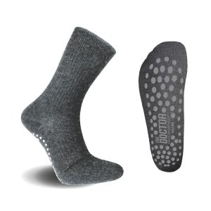 Doktorn Rekommenderar Antihalkstrumpor 1-pack Mörkgråa