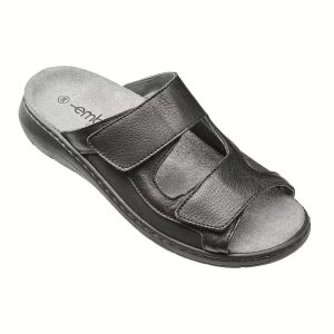 Embla Damsandal Ergoflex Svart Elastisk In- & Utsida