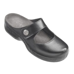 Embla Damtoffel Svart – Ergoflex