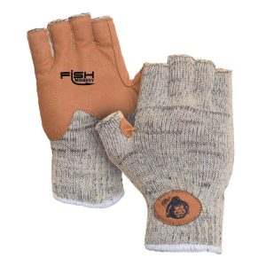 FishMonkey Wooly Half Finger Wool Fishing Gloves