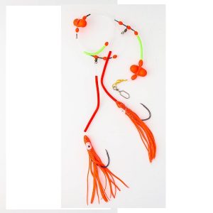 Fladen Cod/Whiting Red Double Rattle Octopus Rig