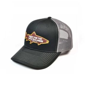 Frödin Flies Wild Salmon Trucker Hat Black