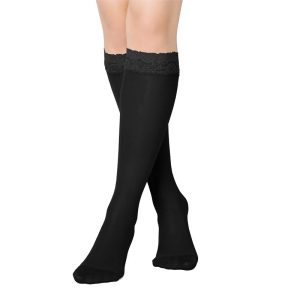 Funq Wear Lace Stödstrumpor Svart