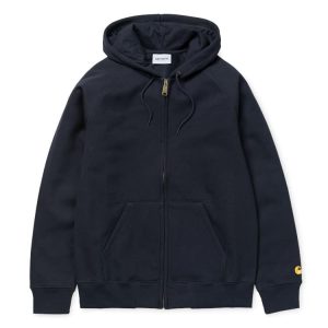 Carhartt Navy Hooded Chase Jacket.