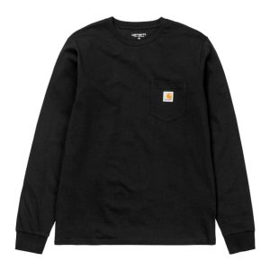 Carhartt Black Pocket T-shirt Långärmad.