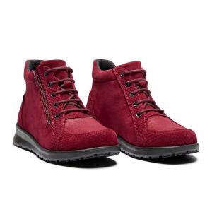 New Feet Karen Boots Orthostretch Röda