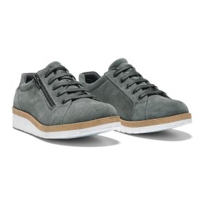 New Feet Sneakers Grön med dragkedja