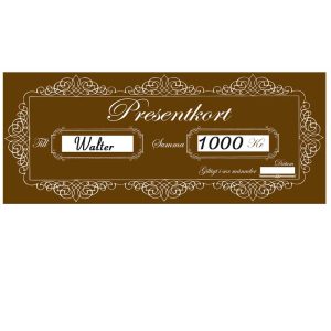 Presentkort Från Impala Streetwear.