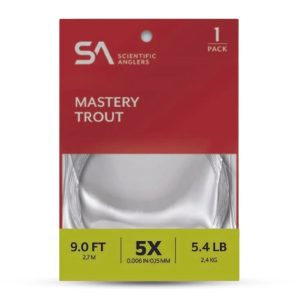 Scientific Anglers Mastery Nylon Trout Leader 9′