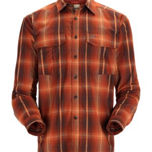 Simms ColdWeather Shirt Hickory Clay Plaid