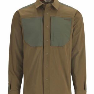 Simms M’s Confluence Shirt – Driftwood/Loden