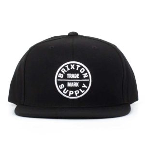 Brixton Oath III Snapback Black.