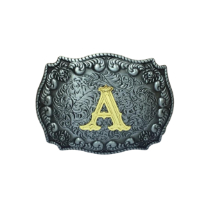 Westernbältespänne med anpassad initial