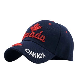 Västlig kanadensisk lönnblad broderad keps justerbar