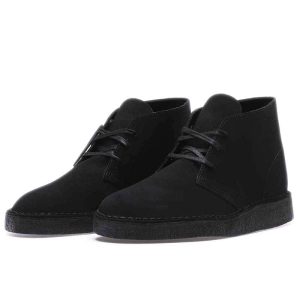 Clarks Desert Coal Black Suede.