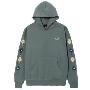 Dark Seas Navy Hoodie Serape.