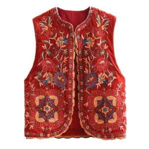 Ärmlös Kvinnor Cowboyväst