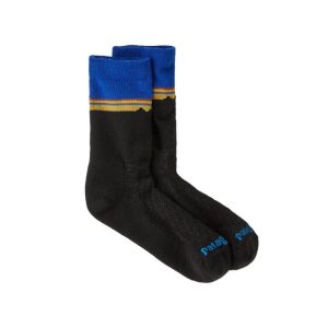 Patagonia Merino Wool Blend Crew Socks – Classic Fitz: Roy Viking Blue