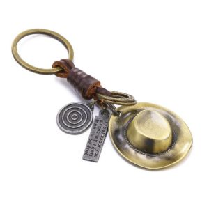 Western Cowboy Hatt Nyckelring